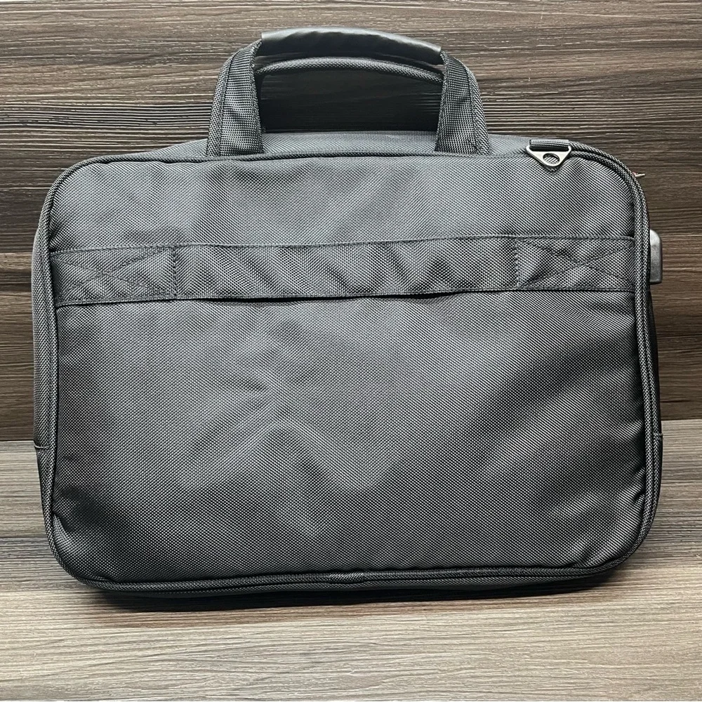 CODi Black Laptop Bag w/ USB Charging Port
